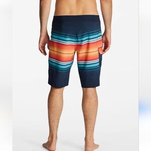 Billabong All Day Stripe Pro Swim Trunks size 28